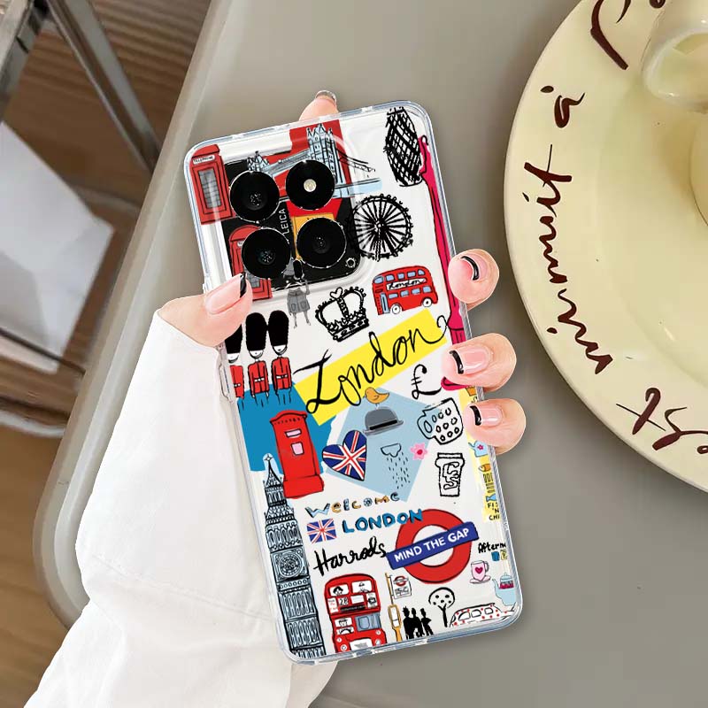 Cartoon London Landmark Bear P - Phone Cases London reseña y precio