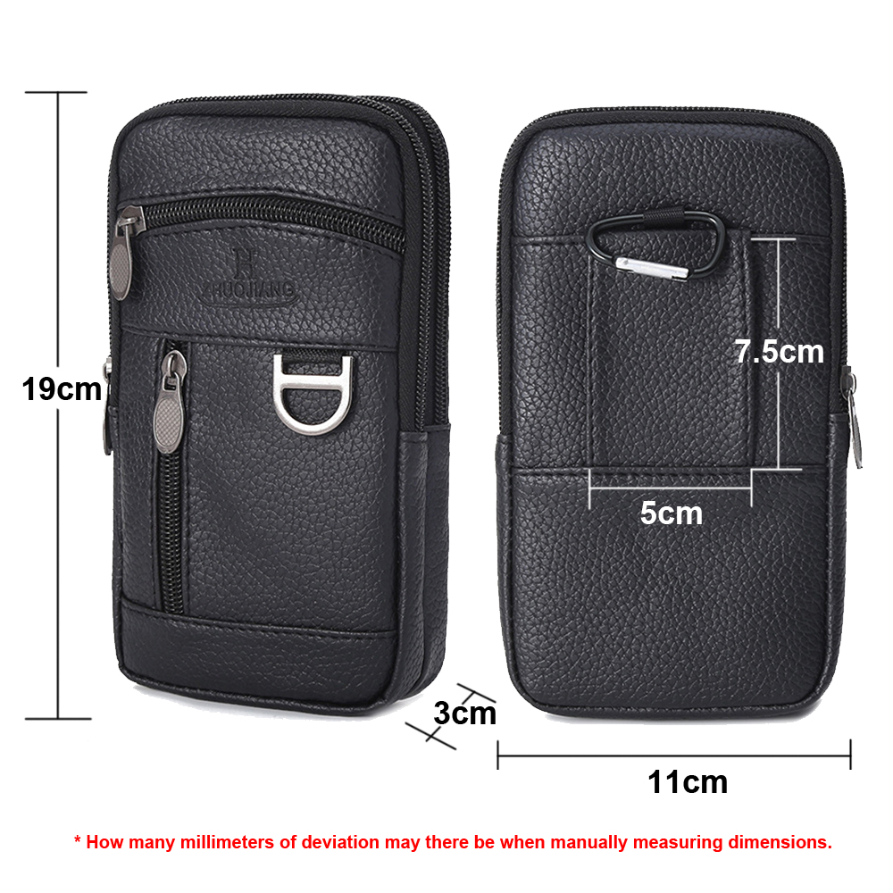 Men Waist Bag Mobile Phone Bag - Phone Cases Men reseña y precio