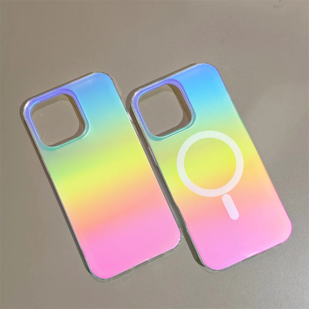 Frosted Laser Gradient Rainbow - Gradient Color Case reseña y precio