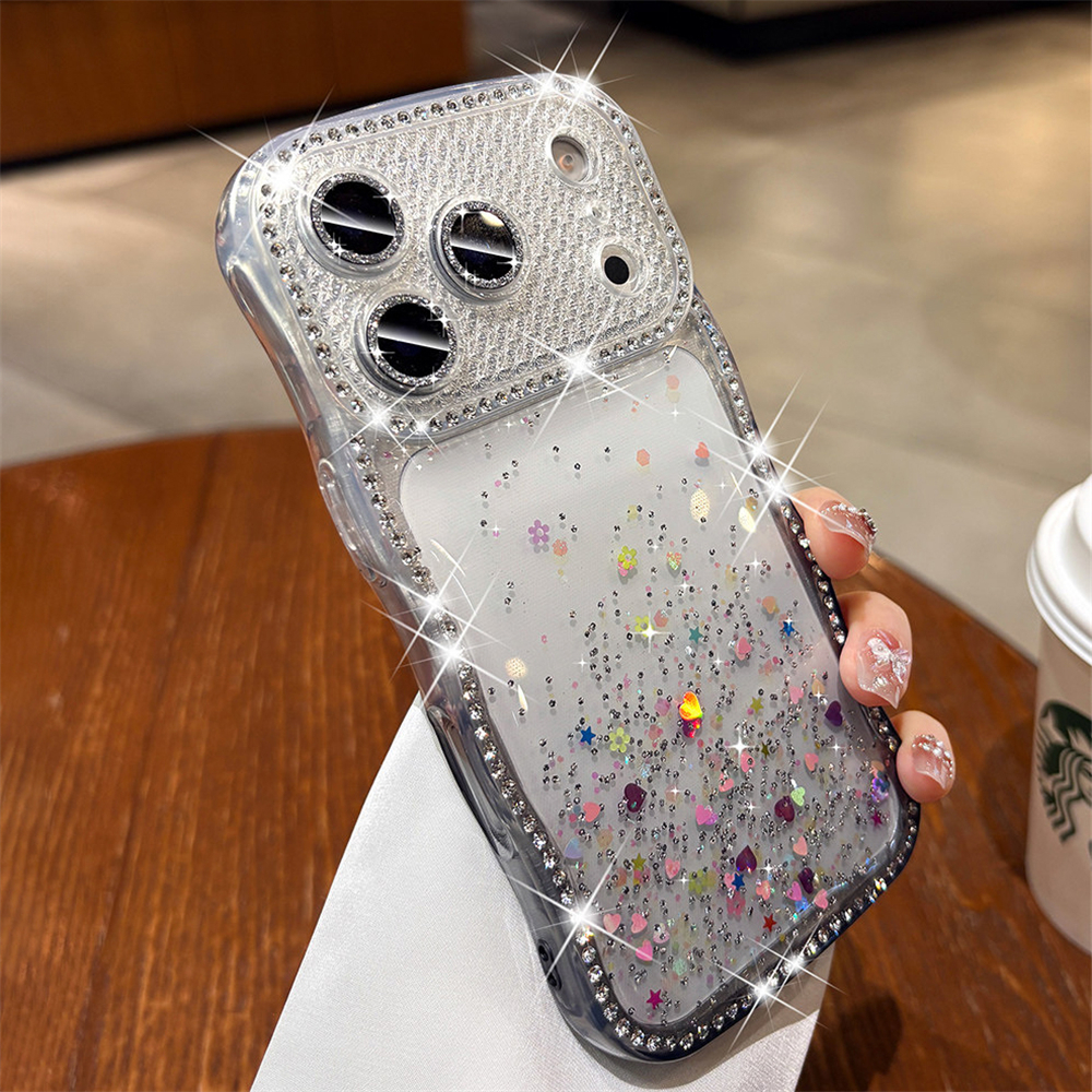 Diamond Camera Protect Glitter - Gradient Color Case reseña y precio