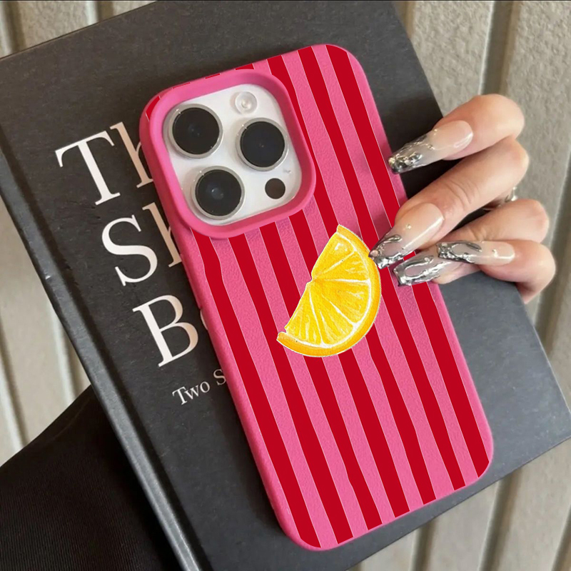 Fashion Lemon Pattern TPU Sili - Phone Cases Trendy reseña y precio
