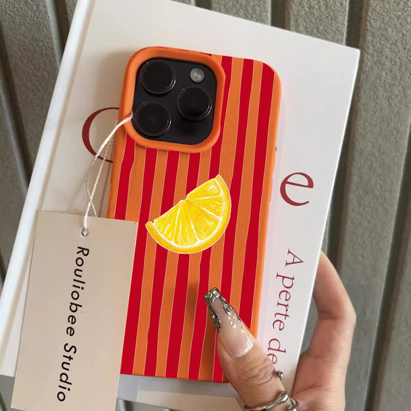 Fashion Lemon Pattern TPU Sili - Phone Cases Trendy reseña y precio