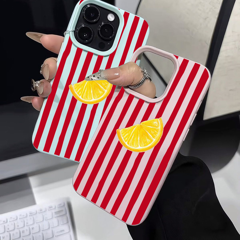 Fashion Lemon Pattern TPU Sili - Phone Cases Trendy reseña y precio