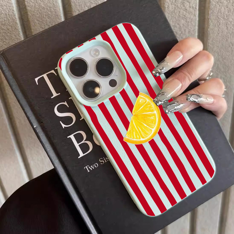 Fashion Lemon Pattern TPU Sili - Phone Cases Trendy reseña y precio