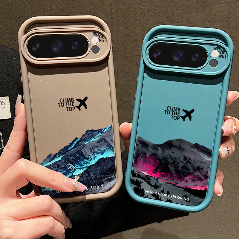 Airplane Snow Mountain Pattern - Phone Cases Google Pixel 10 Pro reseña y precio