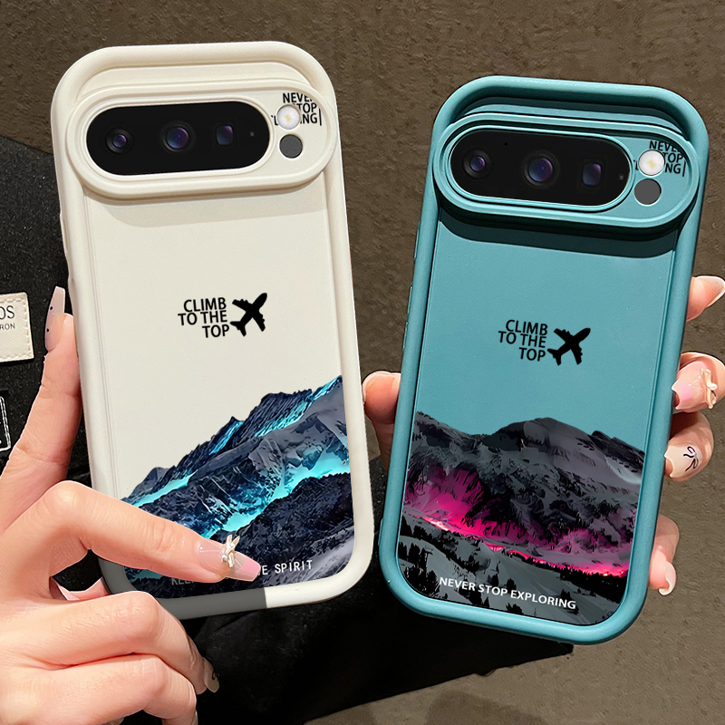 Airplane Snow Mountain Pattern - Phone Cases Google Pixel 10 Pro reseña y precio