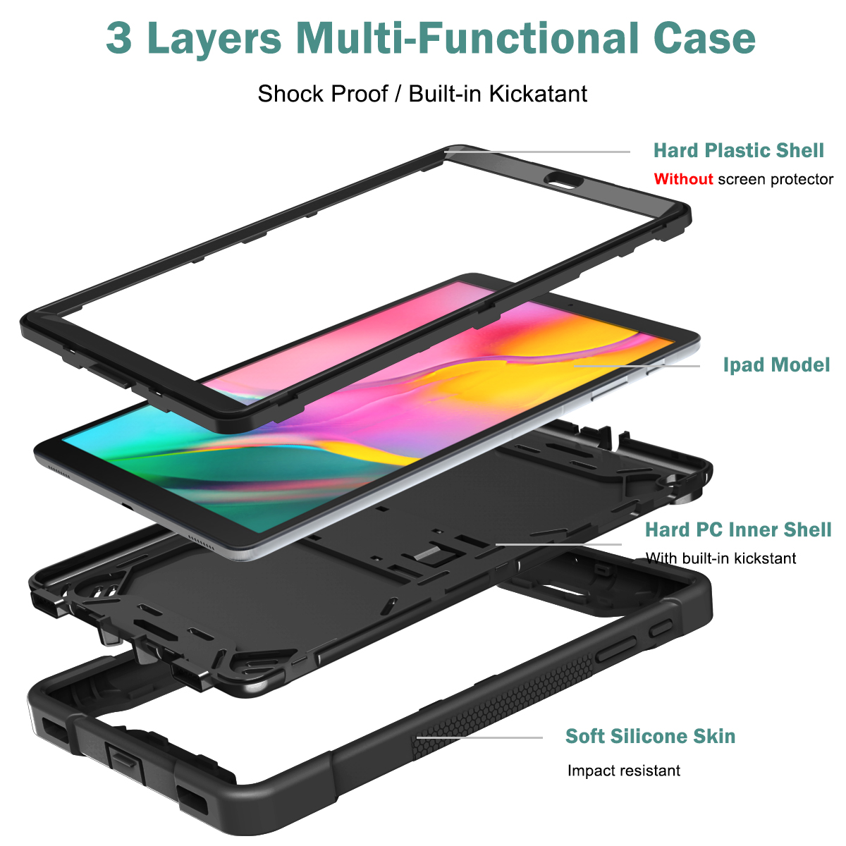 Heavy Duty Stand Case for Sams - Phone Cases Heavy Duty reseña y precio