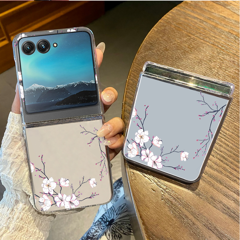 White Flowers Pattern Phone Ca - Phone Cases Motorola reseña y precio