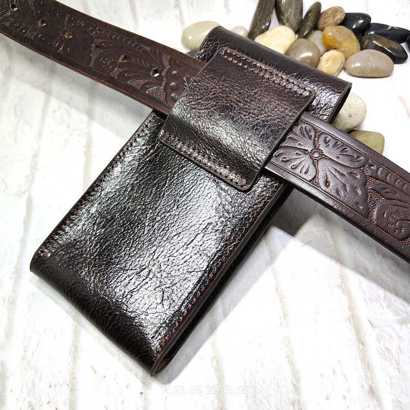 Mobile Phone Waist Bag Holster - Phone Cases Men reseña y precio