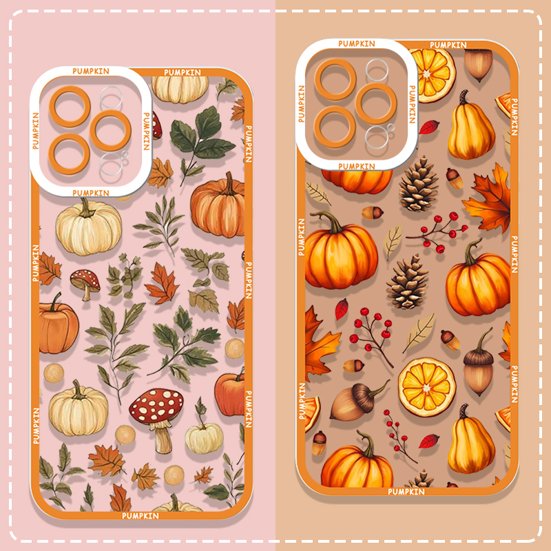 Retro Autumn Maple Leaf Pumpki - Phone Cases Motorola reseña y precio