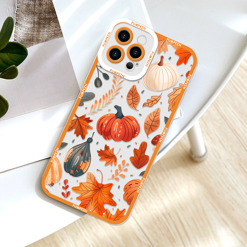 Retro Autumn Maple Leaf Pumpki - Phone Cases Motorola reseña y precio