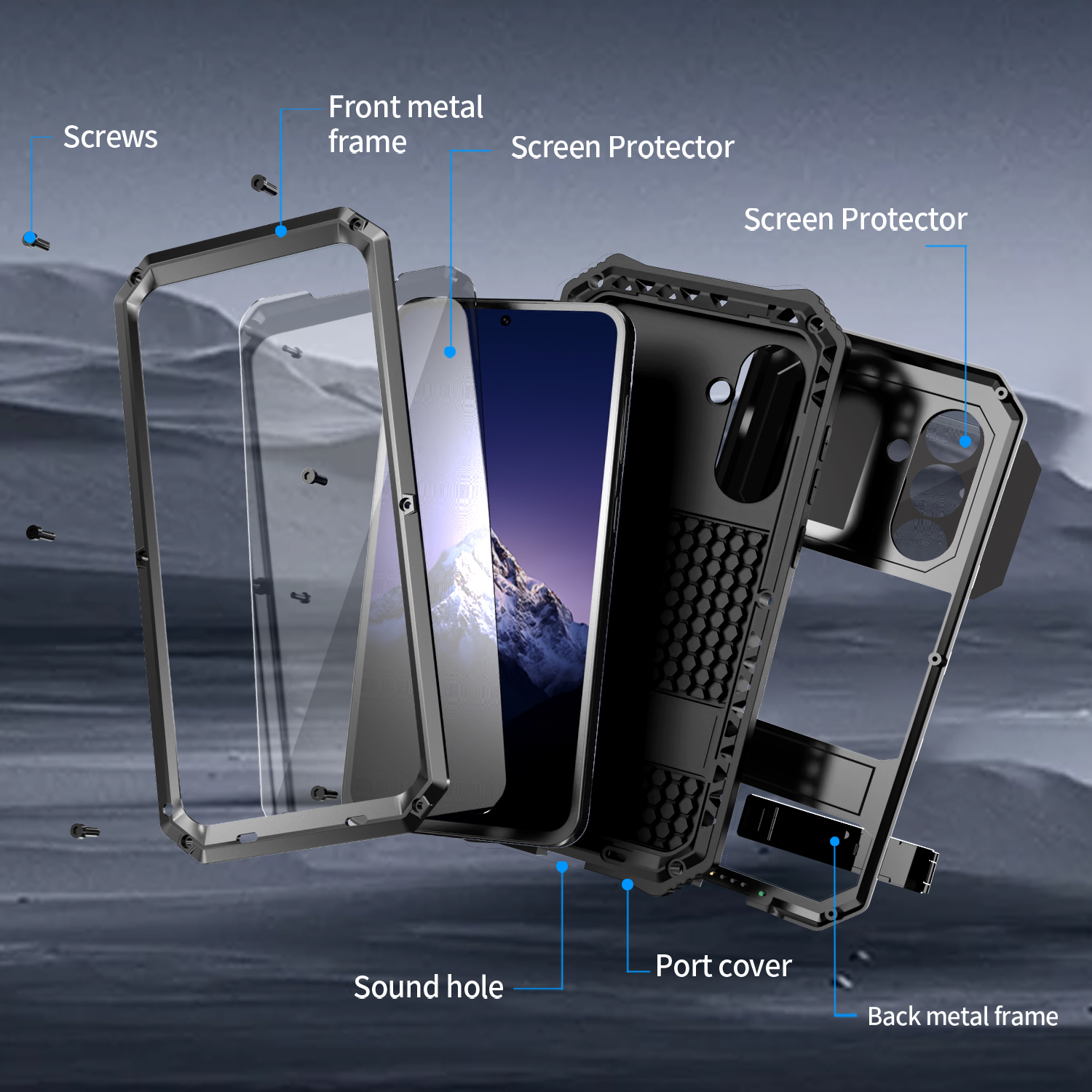 For Samsung Galaxy A36 A56 A57 - Phone Cases Heavy Duty reseña y precio