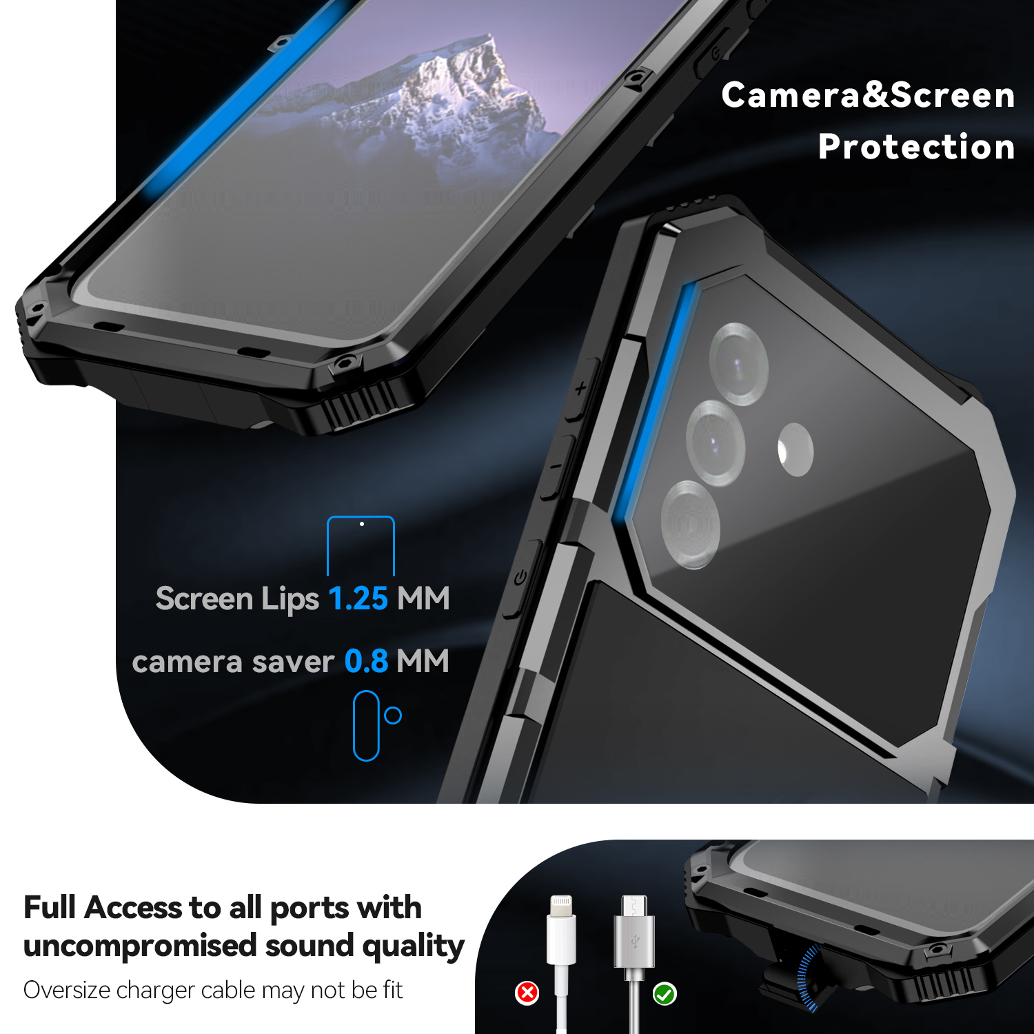 For Samsung Galaxy A36 A56 A57 - Phone Cases Heavy Duty reseña y precio