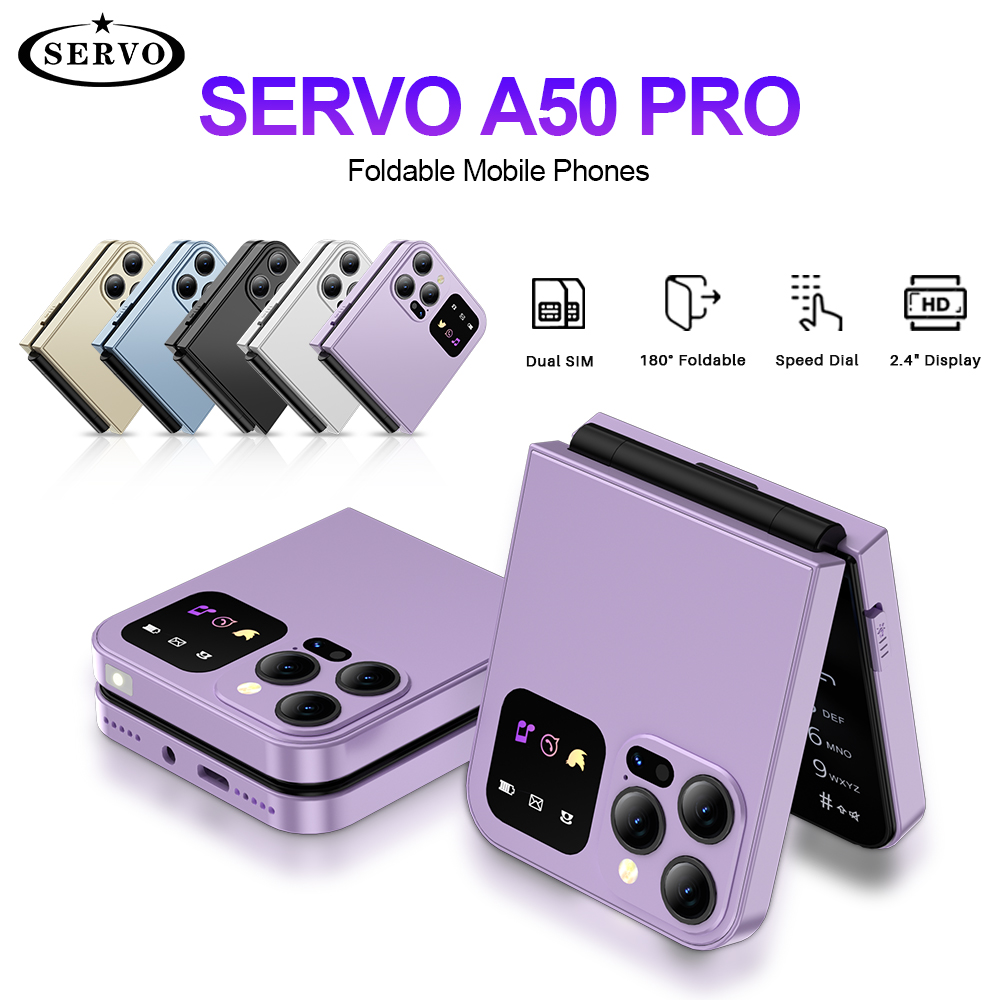 SERVO A50 PRO Flip Mobile Phon - Phone Cases Verizon reseña y precio