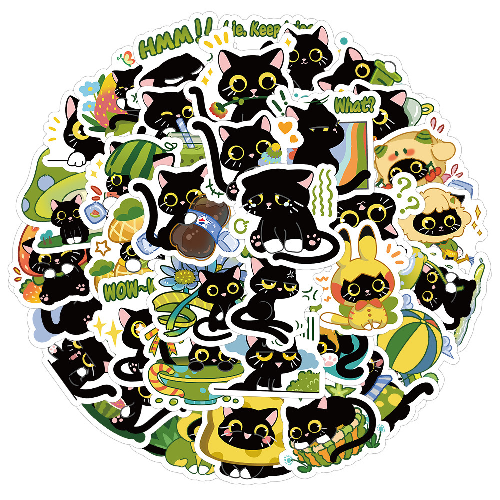 60 Cute Cartoon Black Cat Wate - Phone Cases You Can Design reseña y precio
