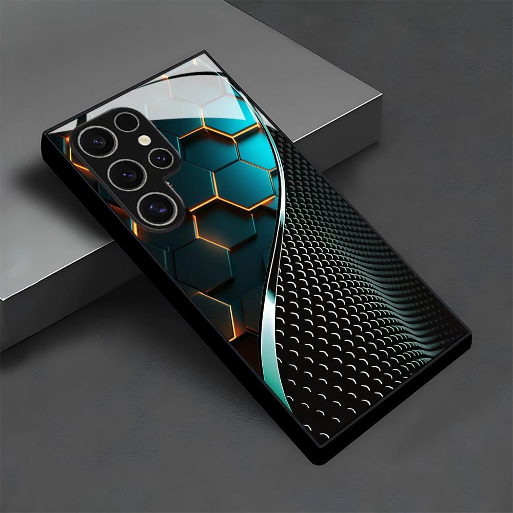 Creative Honeycomb Wood Patter - Phone Cases Galaxy S23 reseña y precio