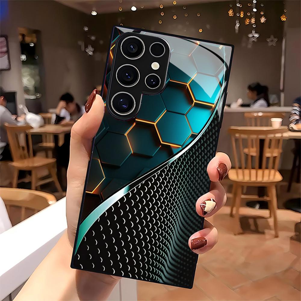 Creative Honeycomb Wood Patter - Phone Cases Galaxy S23 reseña y precio