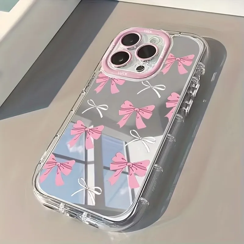 Simple Blue Pink Bow Girl Cute - Phone Cases Online reseña y precio