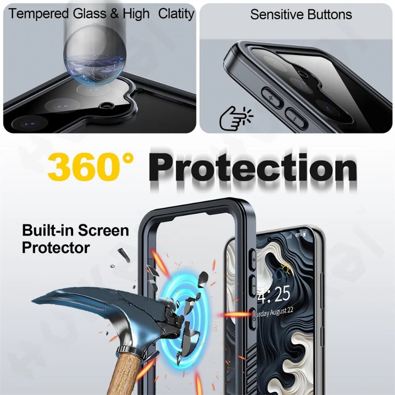 Case For Samsung S24 S23 S22 S - Phone Cases Heavy Duty reseña y precio