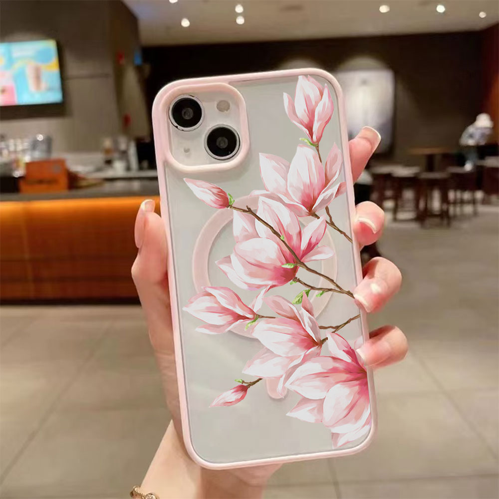 Fashion Flower Magnetic Phone  - Phone Cases Trendy reseña y precio