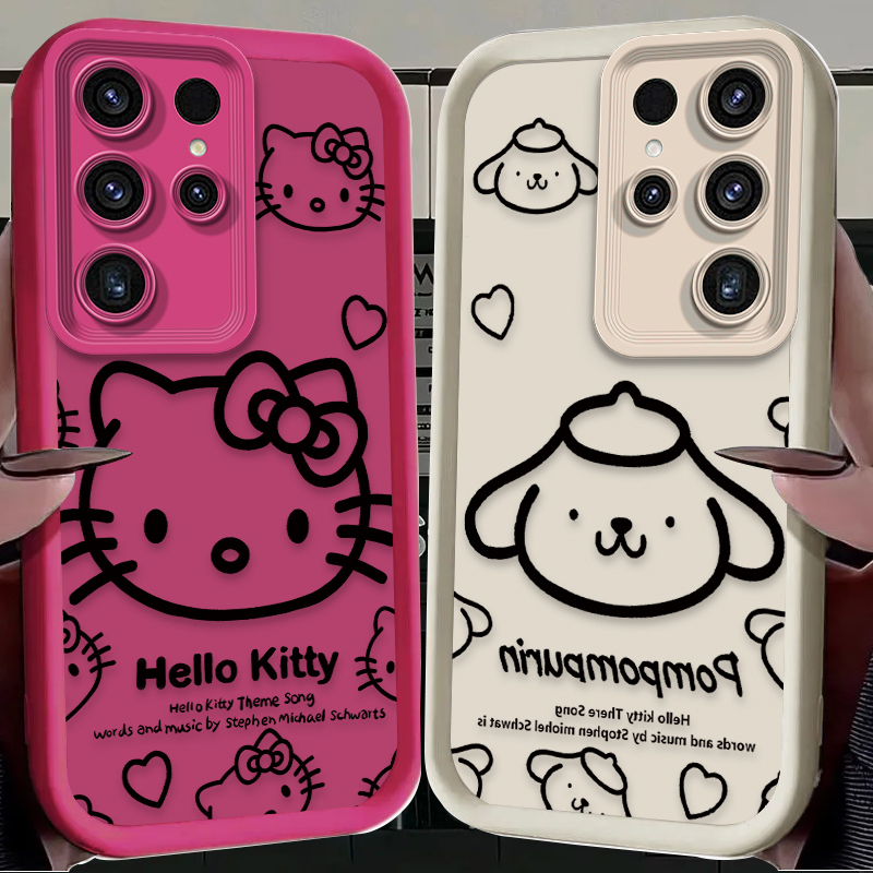 Sanrio Hello Kitty Pompom Puri - Phone Cases Galaxy S23 reseña y precio