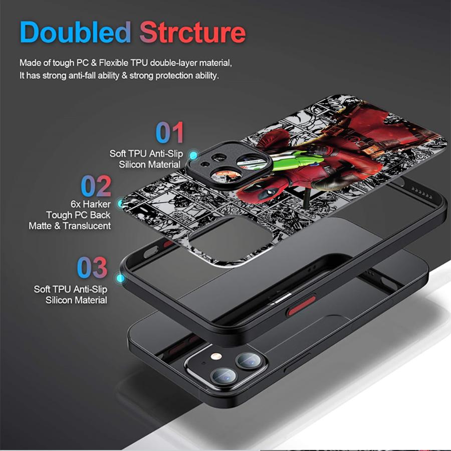 Marvel Funny Deadpool Case for - Phone Cases Iphone 15 reseña y precio