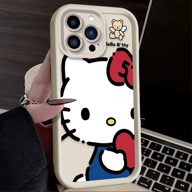 Cute Cartoon Hello Kitty Phone - Phone Cases Online reseña y precio