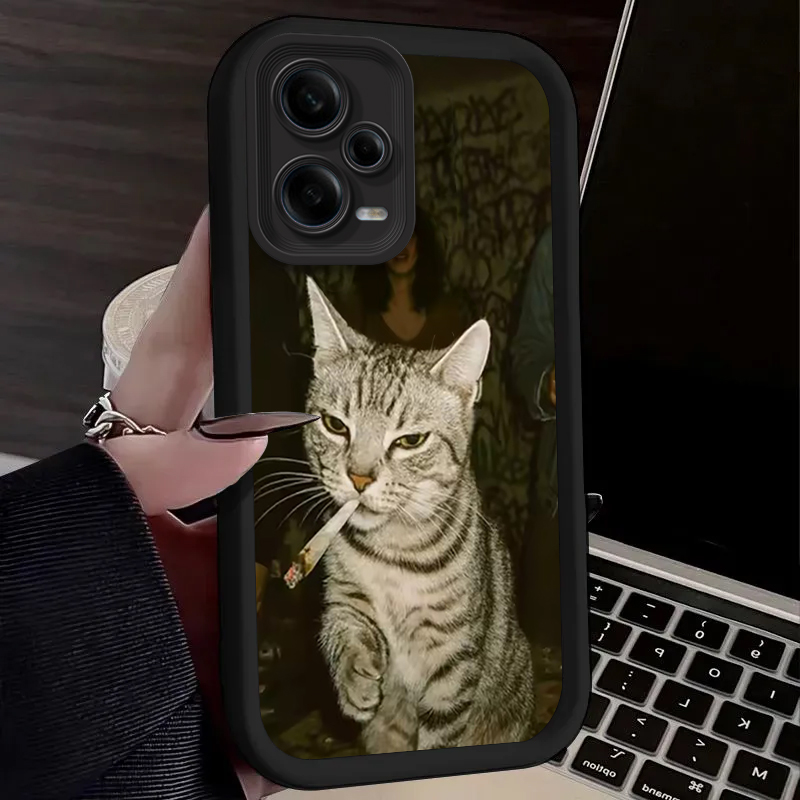 Trendy Cat Smoking Phone Case  - Phone Cases Trendy reseña y precio