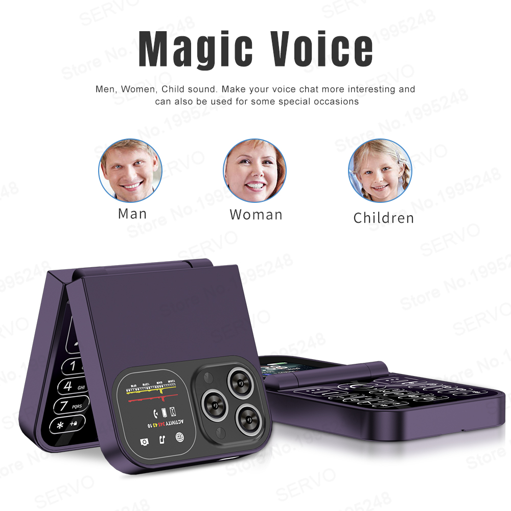 SERVO F15 Mini Small Flip Mobi - Phone Cases Verizon reseña y precio
