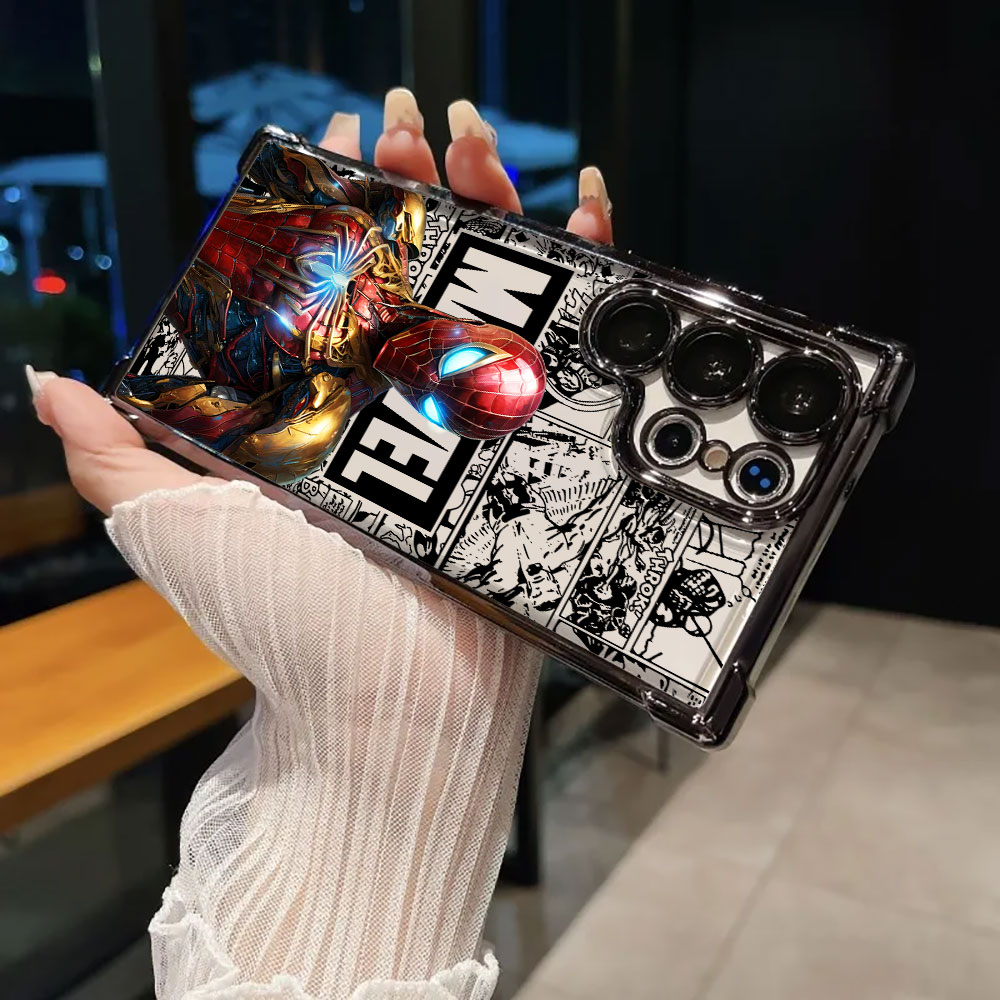 Marvel Spiderman Ironman Comic - Phone Cases Galaxy S23 reseña y precio