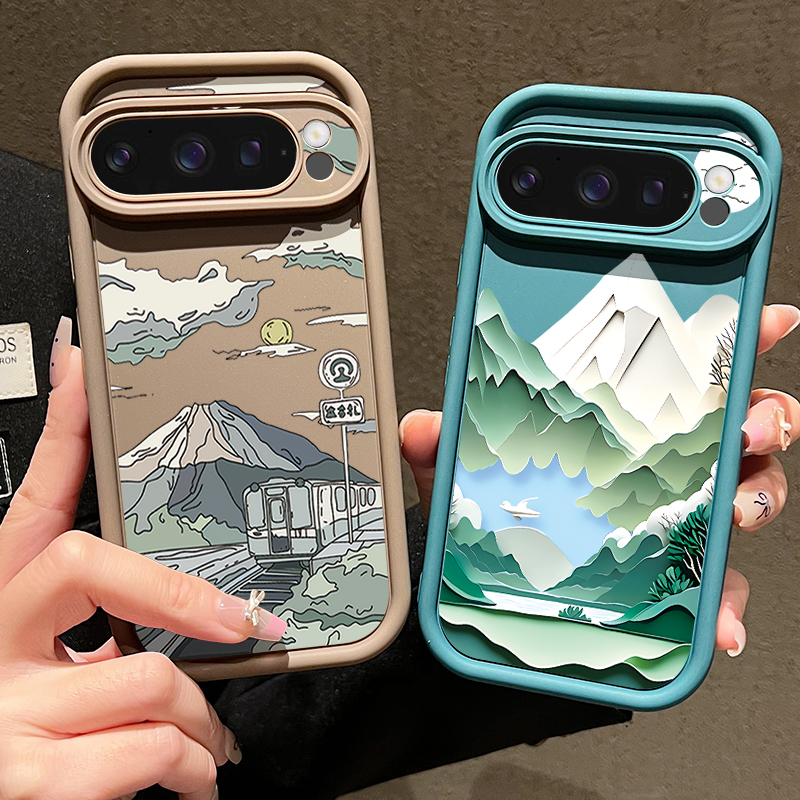 Mountain Road Patterned Phone  - Phone Cases Google Pixel 10 Pro reseña y precio