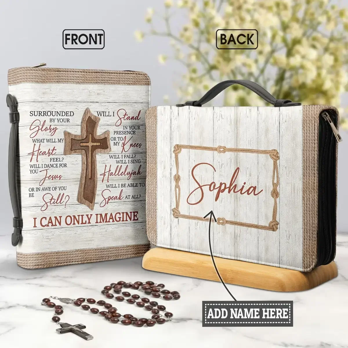 Faith I Can Only Imagine Woode - Phone Cases You Can Design reseña y precio