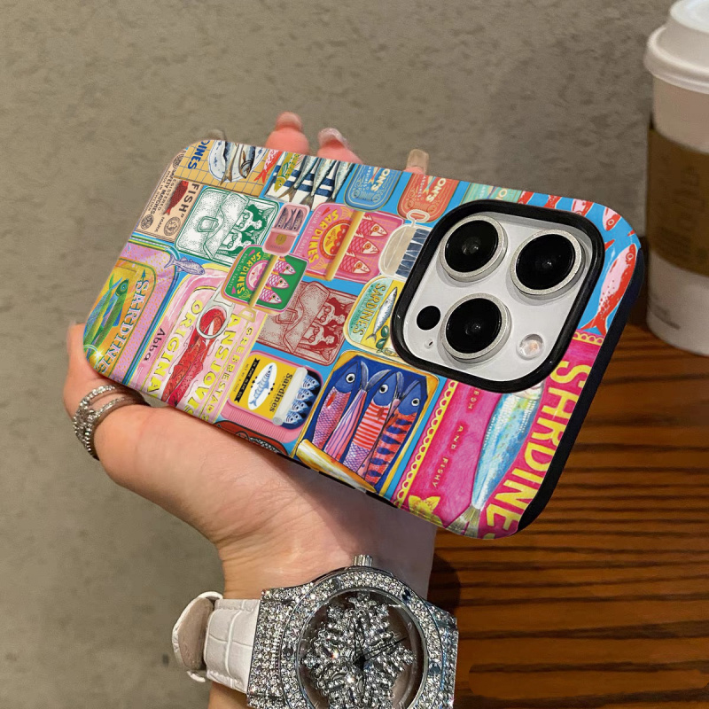Design-conscious sardine cans  - Phone Cases You Can Design reseña y precio