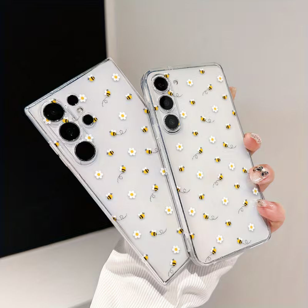 Bee White Flower Phone Case Fo - Phone Cases Galaxy S23 reseña y precio
