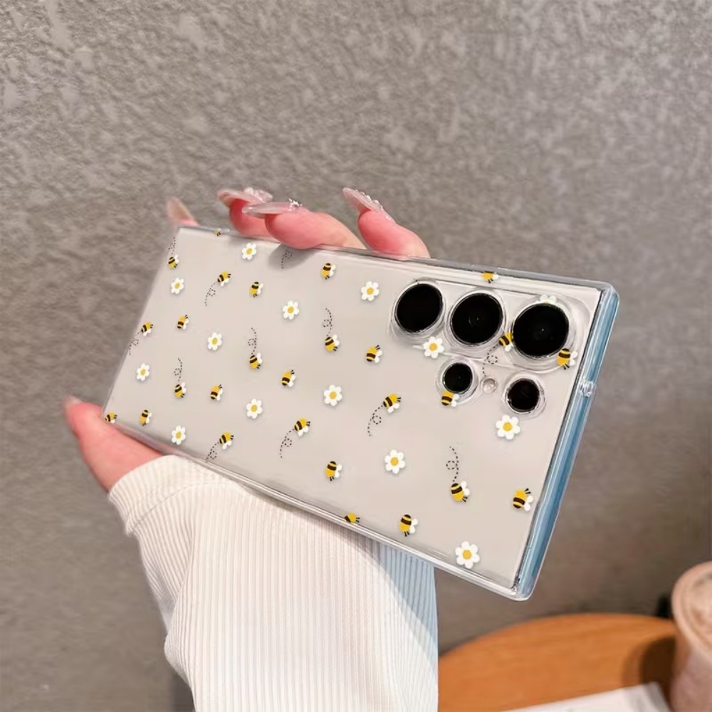 Bee White Flower Phone Case Fo - Phone Cases Galaxy S23 reseña y precio