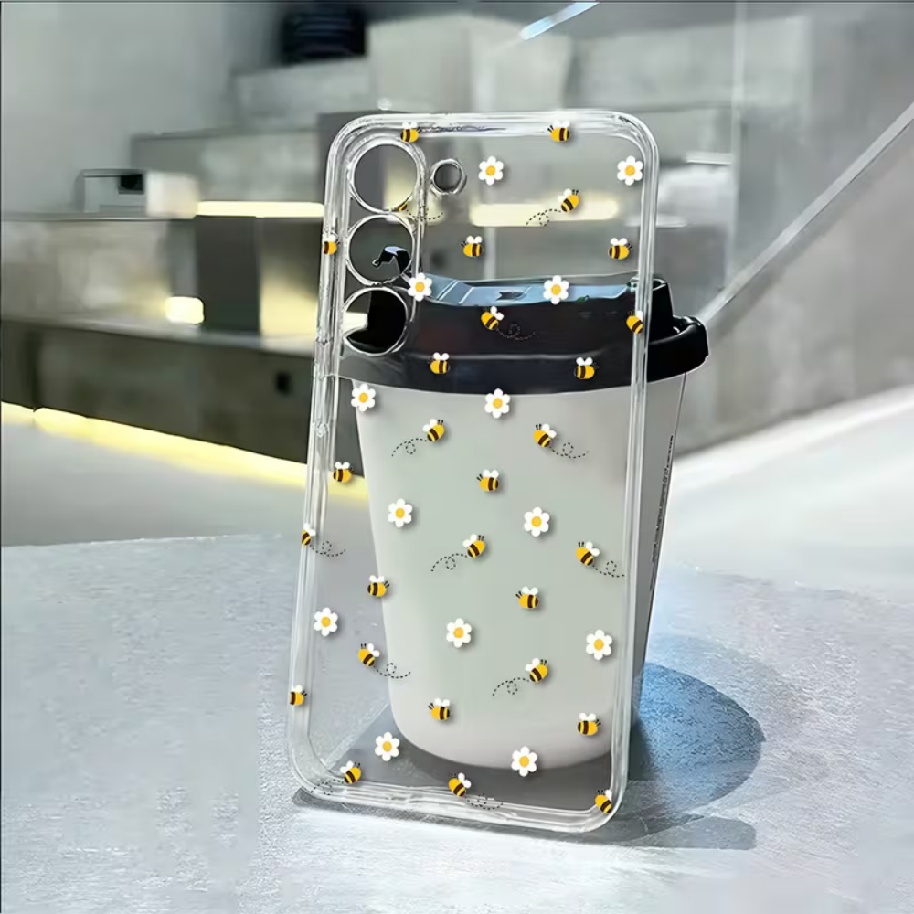 Bee White Flower Phone Case Fo - Phone Cases Galaxy S23 reseña y precio