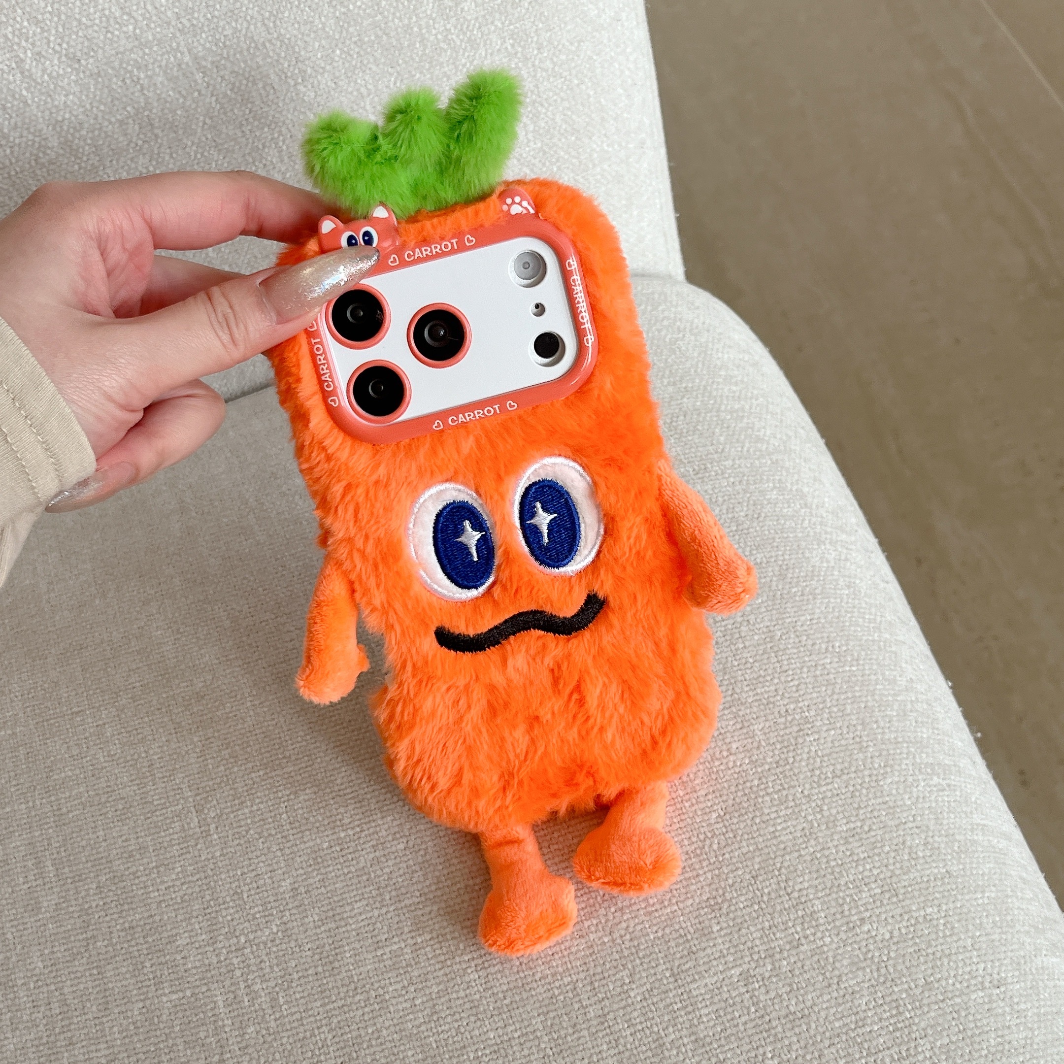 Cute Plush Phone Case with Qui - Phone Cases Iphone 15 reseña y precio