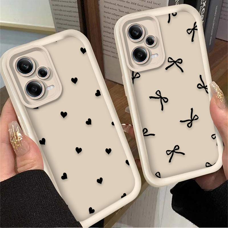 Black Love Heart Bowknot Phone - Phone Cases Xiaomi 14 reseña y precio