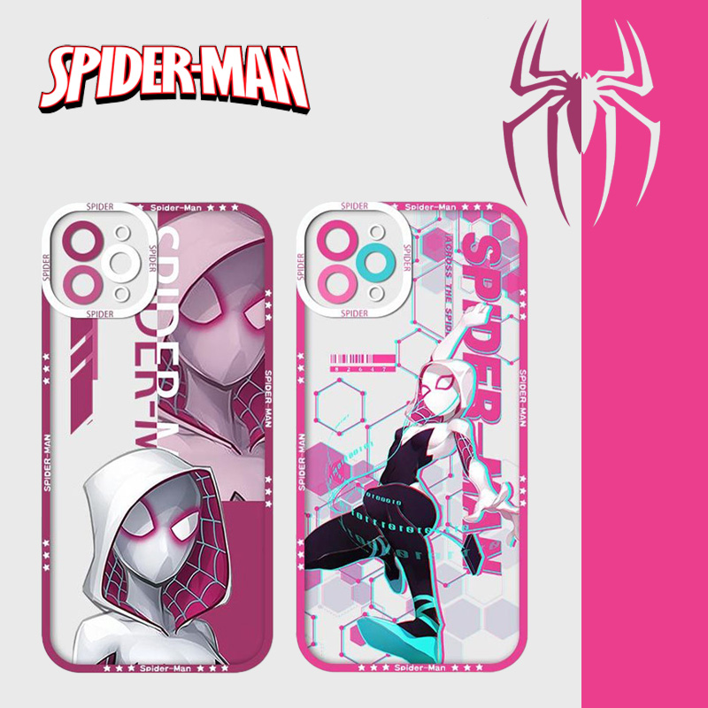 Spider Man Cool Pattern Clear  - Phone Cases Men reseña y precio