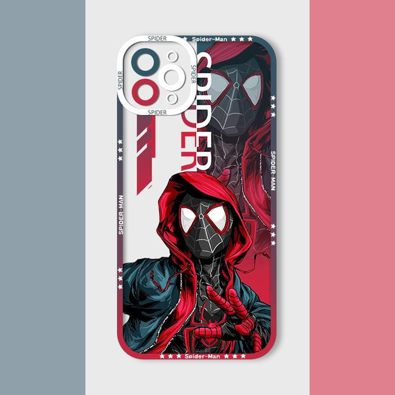 Spider Man Cool Pattern Clear  - Phone Cases Men reseña y precio