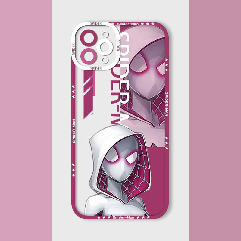 Spider Man Cool Pattern Clear  - Phone Cases Men reseña y precio
