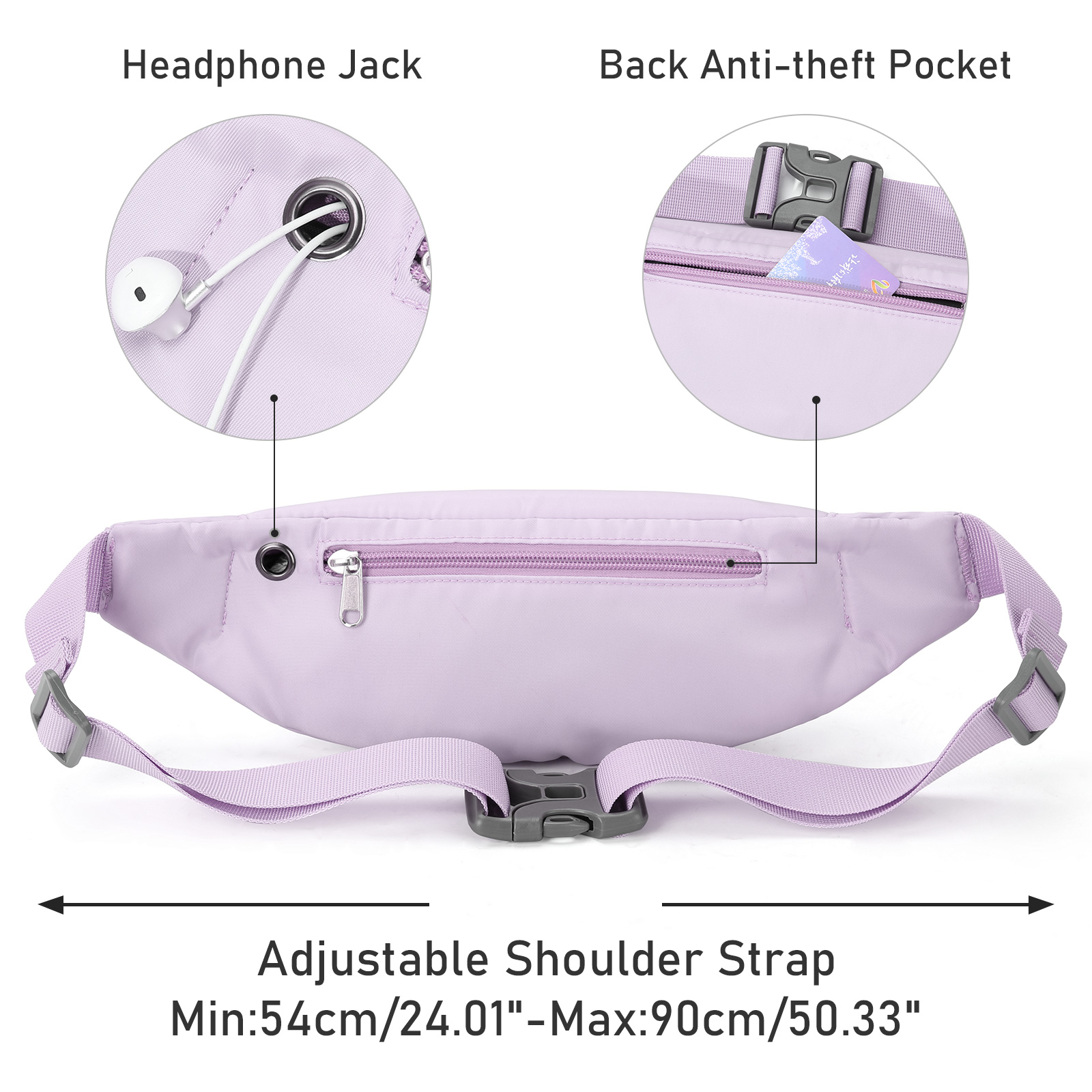 Fashion Running Waist Bag Wate - Phone Cases Men reseña y precio