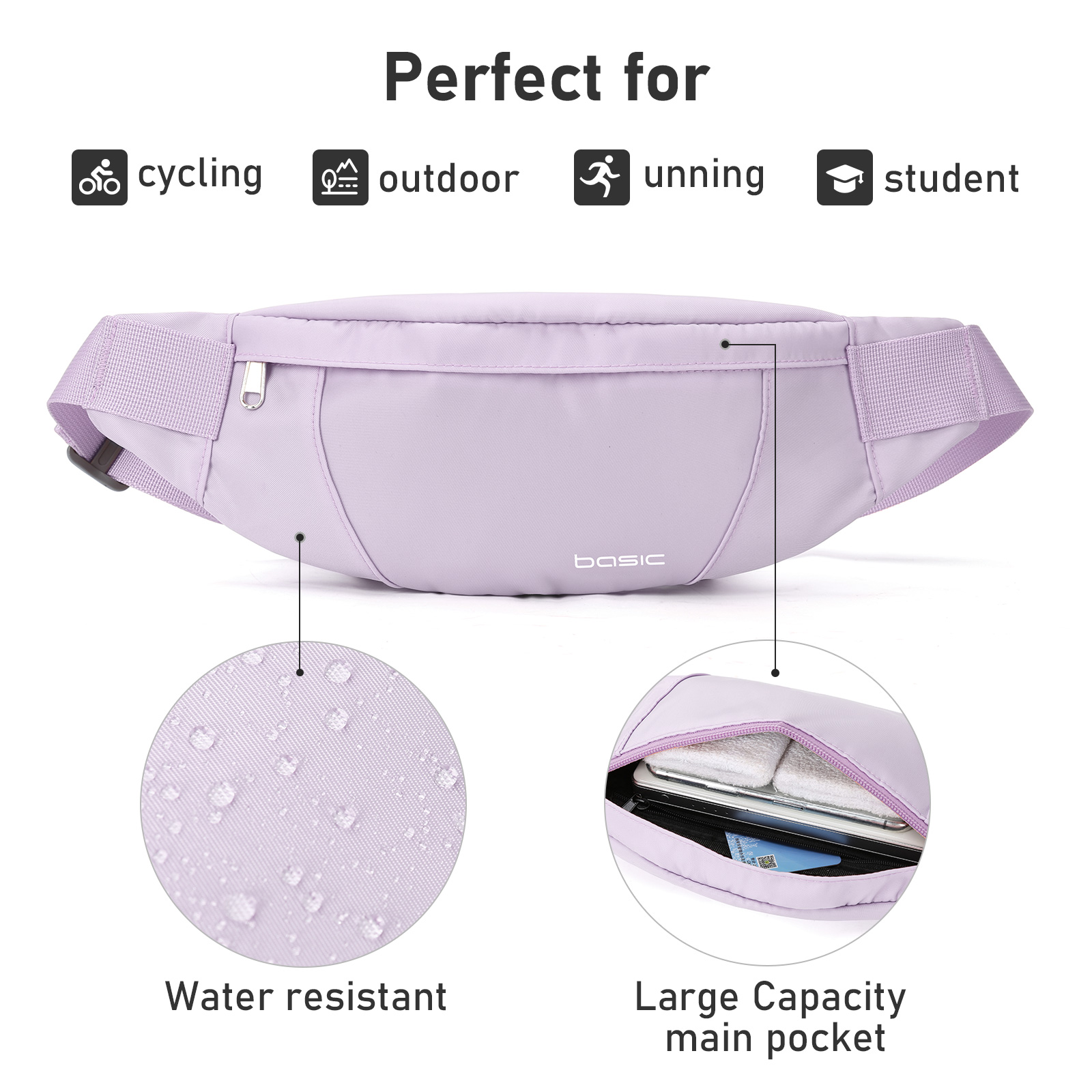 Fashion Running Waist Bag Wate - Phone Cases Men reseña y precio