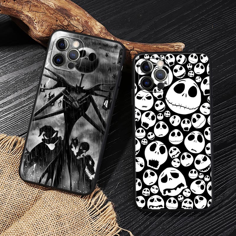 Jack Skellington Black Art Dis - Phone Cases Iphone 15 reseña y precio