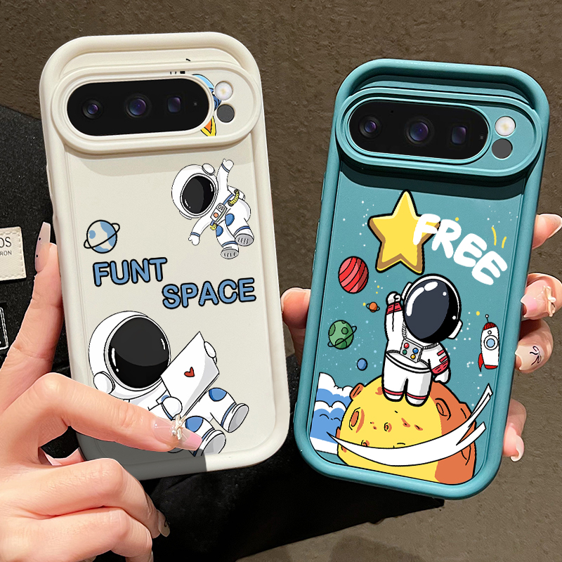 Cartoon Astronaut Print TPU Ph - Phone Cases Google Pixel 10 Pro reseña y precio