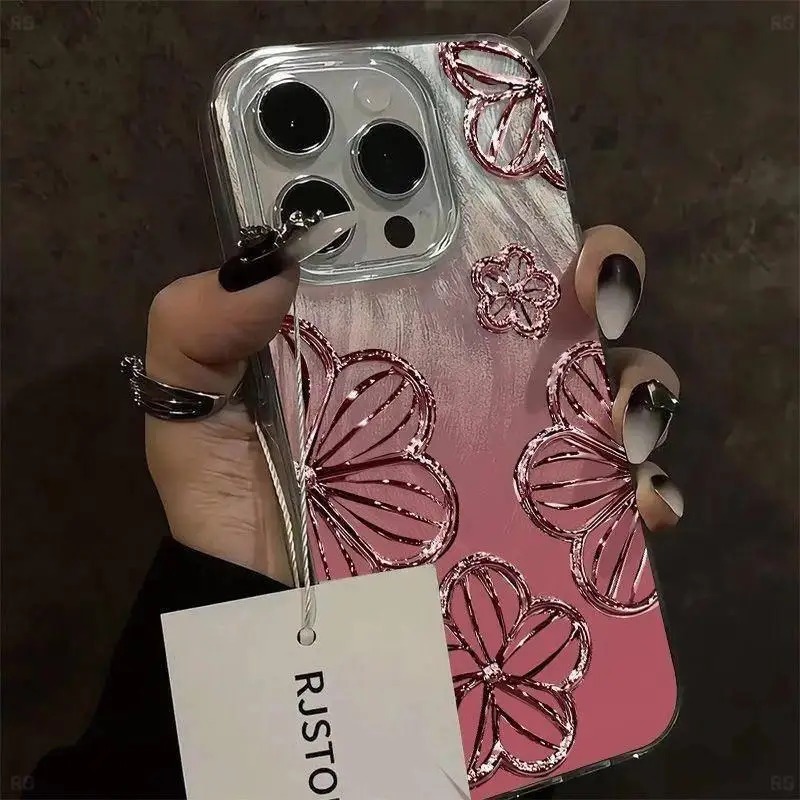 Fashionable Gradient Glass Flo - Phone Cases You Can Design reseña y precio
