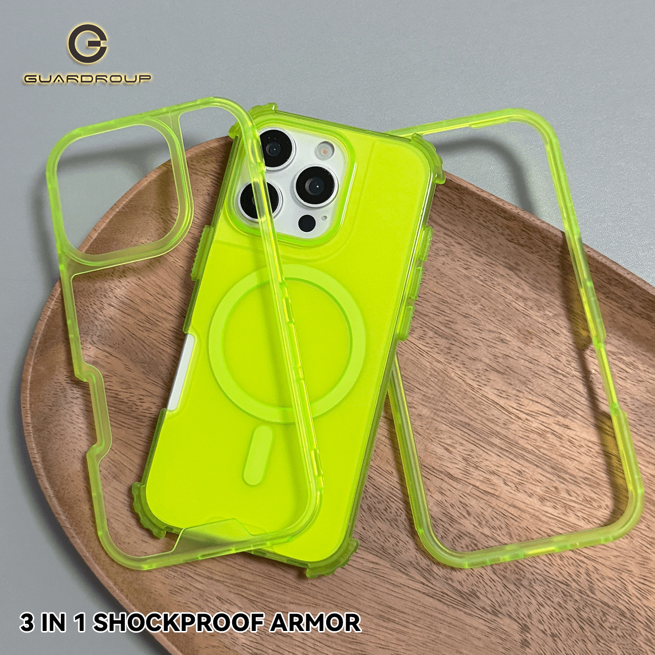 Magnetic 3 in 1 Neon Color Hea - Phone Cases Heavy Duty reseña y precio