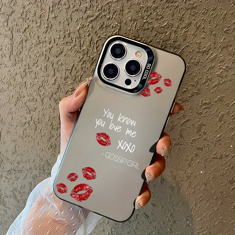 A Stylish Gossip-Themed Lip Pr - Phone Cases You Can Design reseña y precio