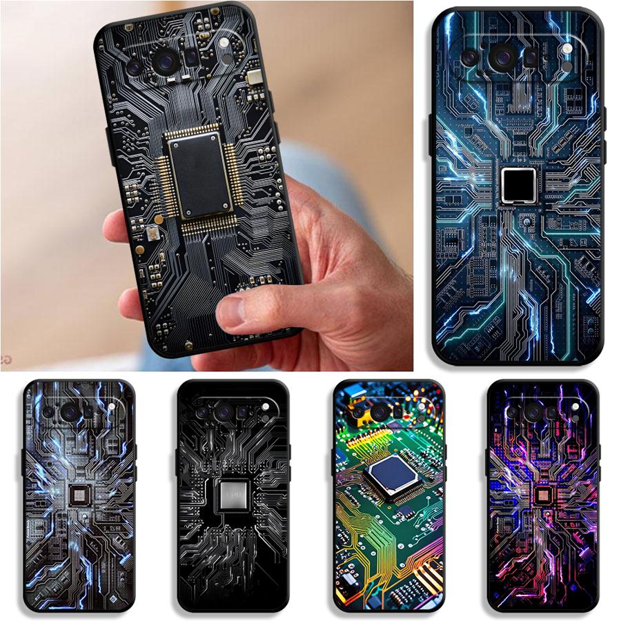 Retro Circuit Board Funda Phon - Phone Cases Google Pixel 10 Pro reseña y precio