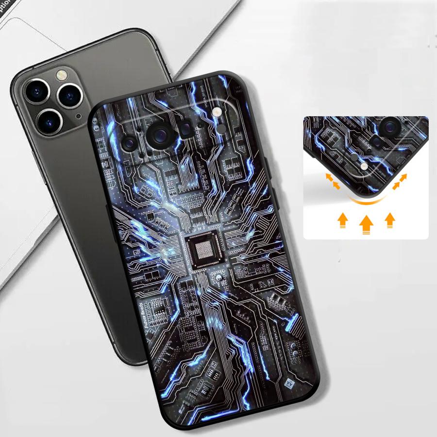 Retro Circuit Board Funda Phon - Phone Cases Google Pixel 10 Pro reseña y precio